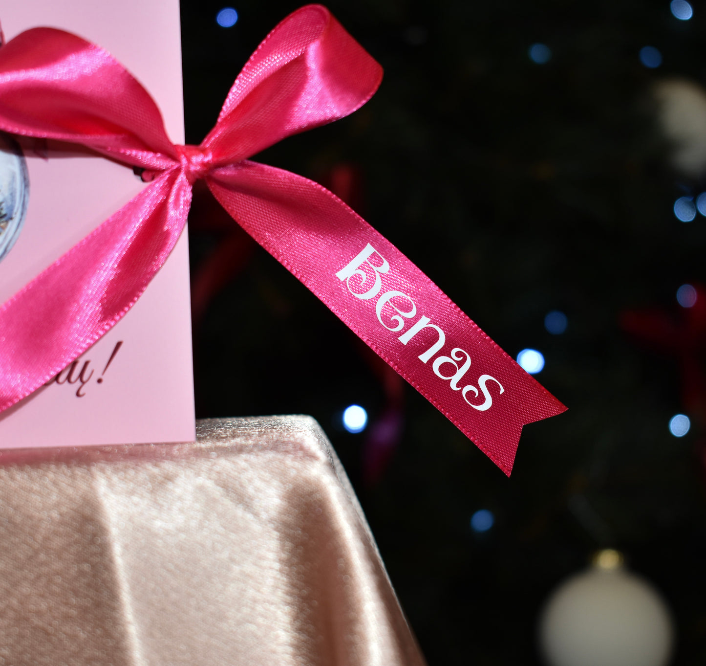 Kalėdinė saldi atvirutė mokytojai ŽAISLIUKAS