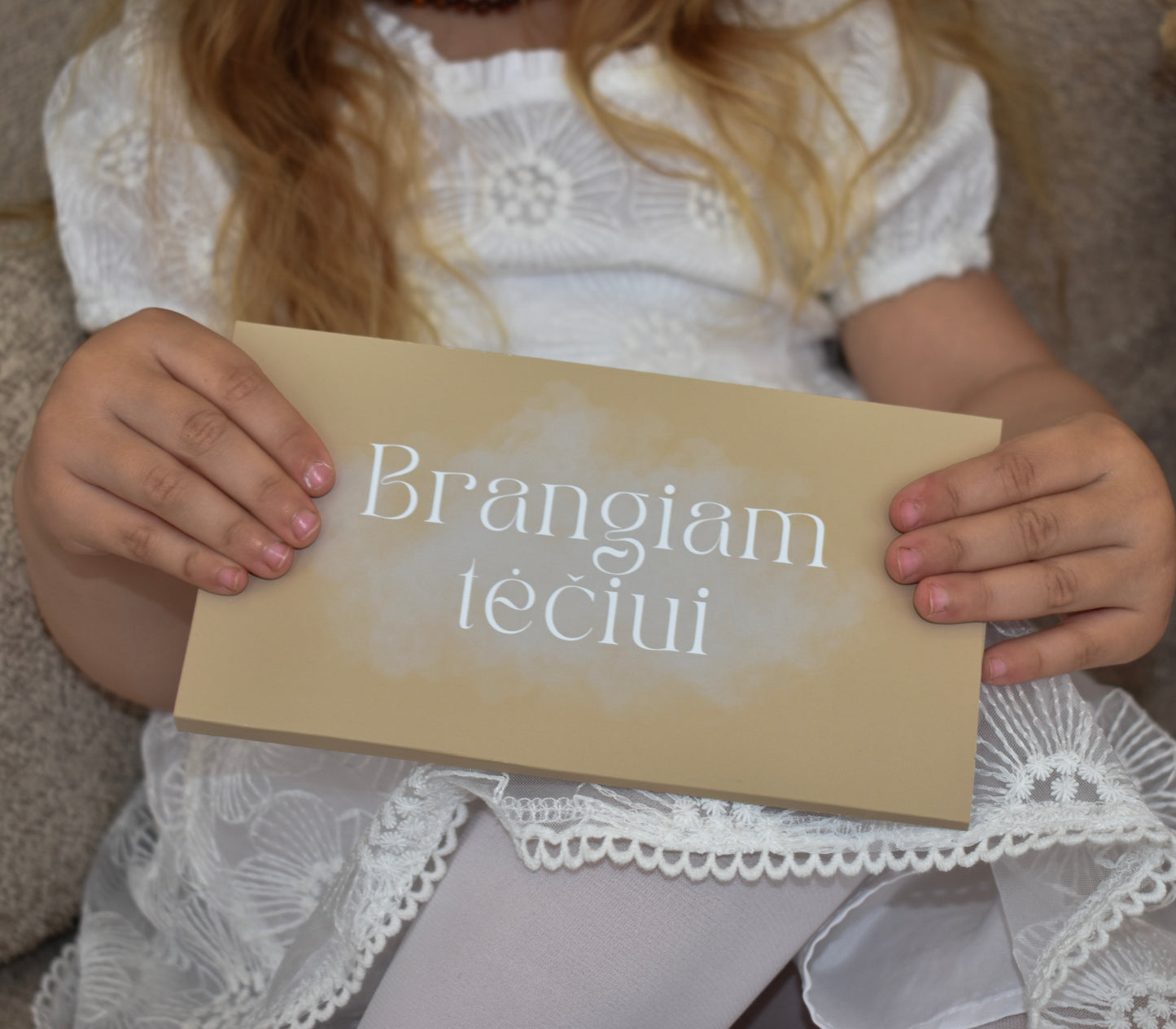 Atvirutė su magnetukais | Beige
