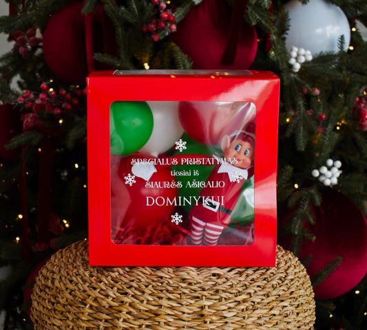 kalėdų senelio dėžutė elfas elf on the shelf kalėdų nykštukas