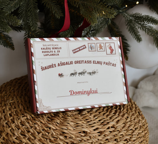 kalėdų senelio dėžutė elfas elf on the shelf kalėdų nykštukas