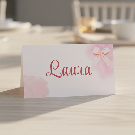 Stalo kortelės, vardinės kortelės, krikštynų stalo dekoras, Baby Shower atributika, šventinė spauda, personalizuotas dekoras