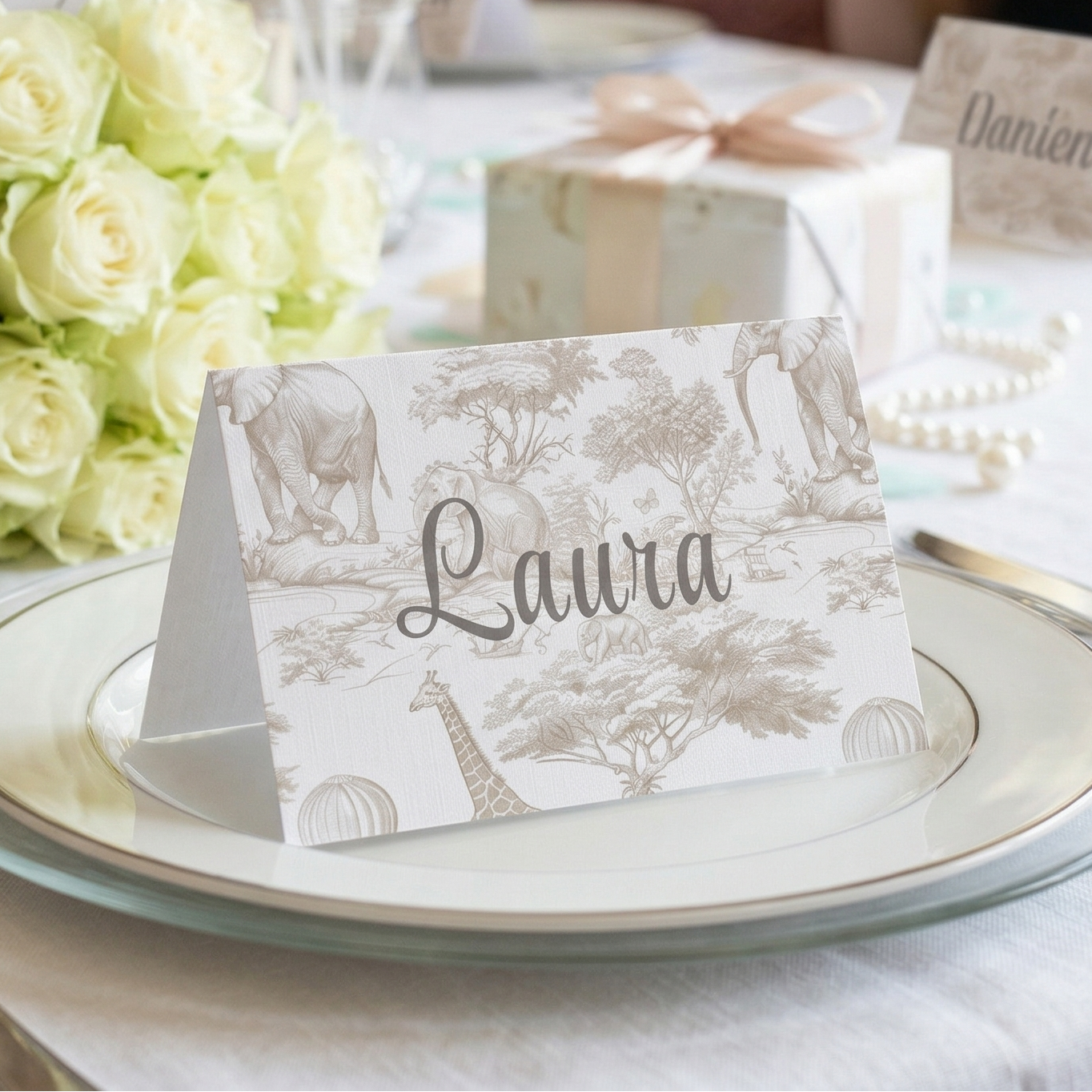 Stalo kortelės, vardinės kortelės, krikštynų stalo dekoras, Baby Shower atributika, šventinė spauda, personalizuotas dekoras
