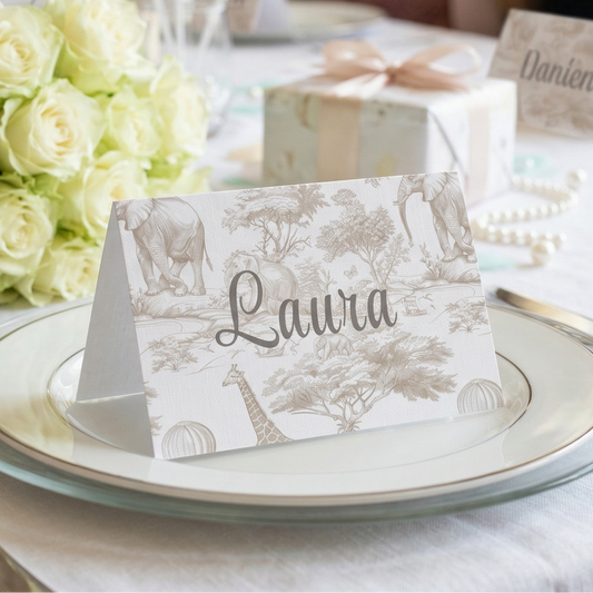 Stalo kortelės, vardinės kortelės, krikštynų stalo dekoras, Baby Shower atributika, šventinė spauda, personalizuotas dekoras