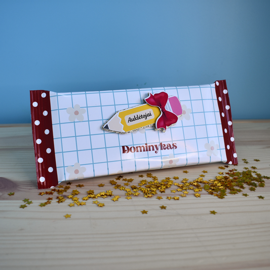 Personalizuotas šokoladas mokytojai / mokytojui